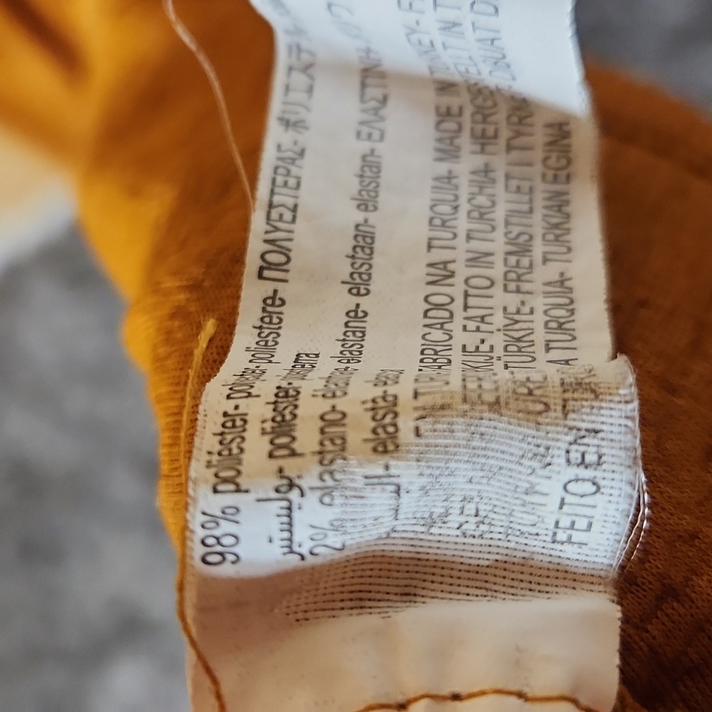 Zara Rust texture Dress - Picture 6 of 6